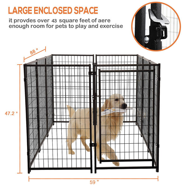 Enclosed hotsell dog crate